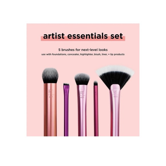 Real Techniques Artist Essential Face, Eyes, Lips Makeup Brush Set - Picture 4 of 6